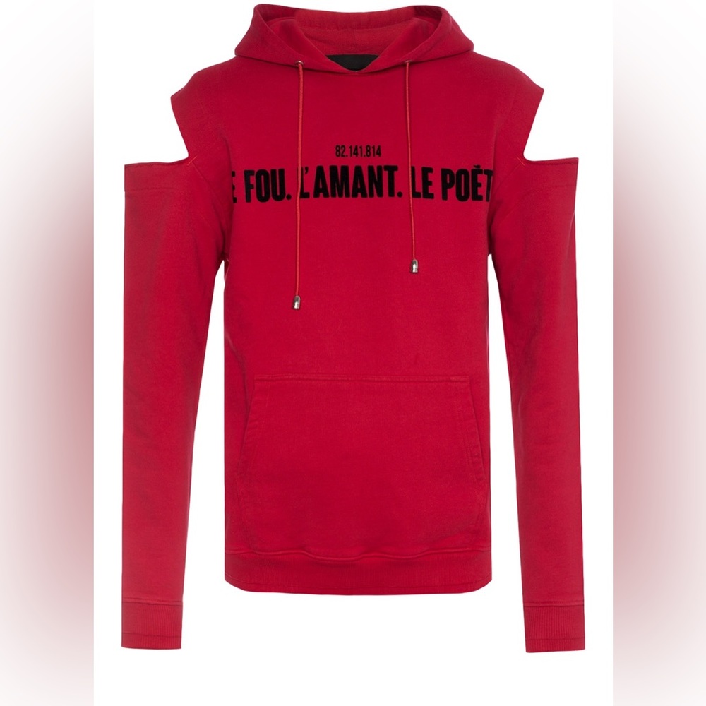 ICOSAE CUT-OUT SHOULDERS SWEATSHIRT